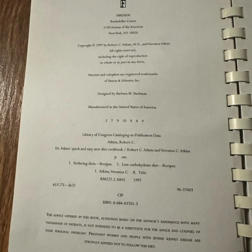 Dr. Atkins' Quick and Easy New Diet Cookbook